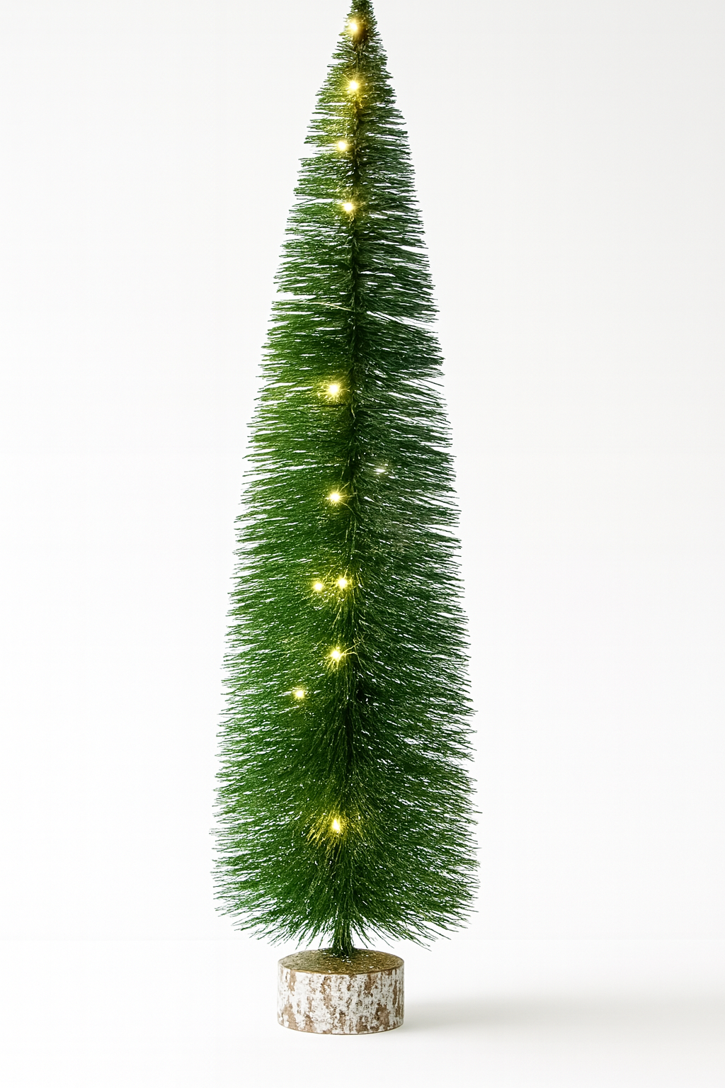 Christmas Glitter Tree With LED 24"